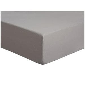 Habitat Soft and Cosy Brushed Cotton Fitted Sheet - Dove Grey - King