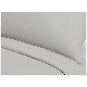 Habitat Cotton Rich 180TC Bedding Set - Plain Grey - King
