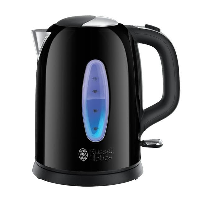 Russell Hobbs Worcester Black Stainless Steel Kettle 25511 - gallery image 1