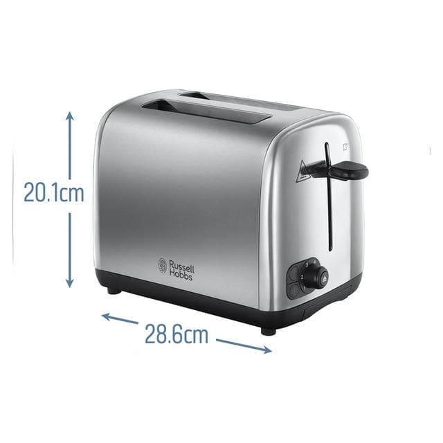 Russell Hobbs 2 Slice Brushed St/Steel Toaster 24081 - gallery image 2
