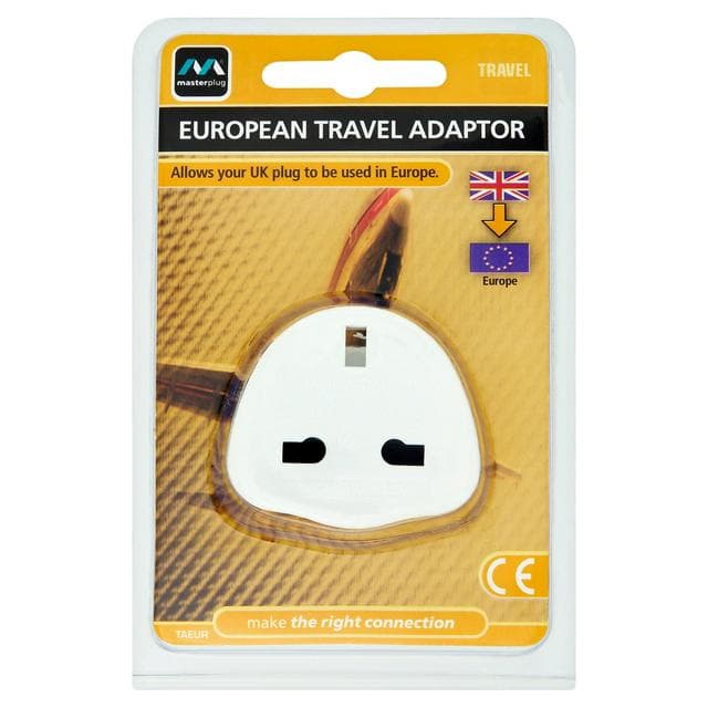 Masterplug UK to Euro Travel Adaptor - gallery image 1