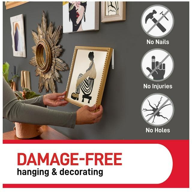 Command Pack of 12 Small Picture Hanging Strips Value Pack - gallery image 4