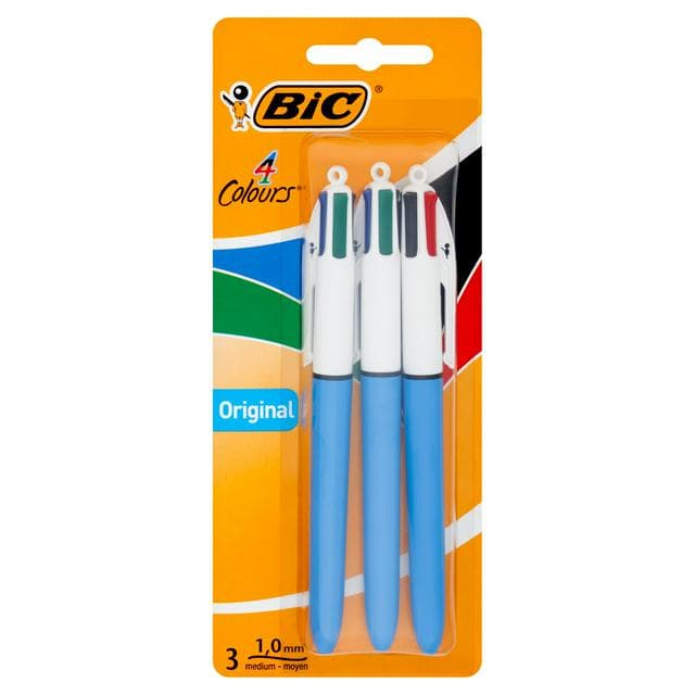 BIC 4 Colours Original 3 Pack - gallery image 1