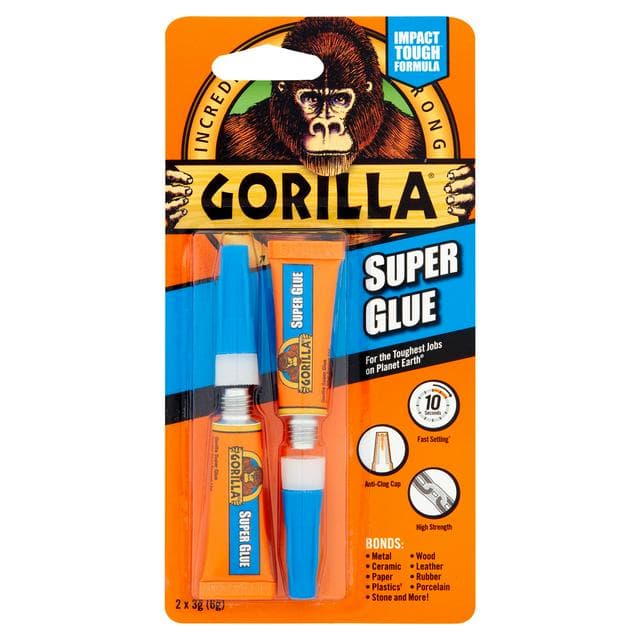Gorilla Pack of 2 Superglue - 3g - gallery image 1