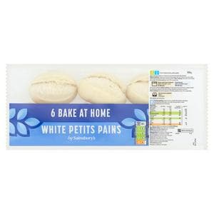 Sainsbury's Bake at Home White Petit Pains x6