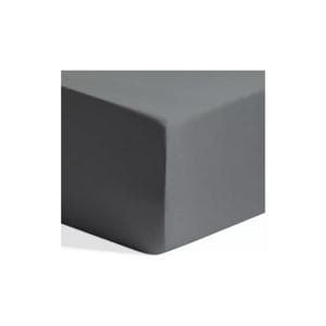 Habitat Egyptian Cotton 400TC Fitted Sheet - Slate Grey - King