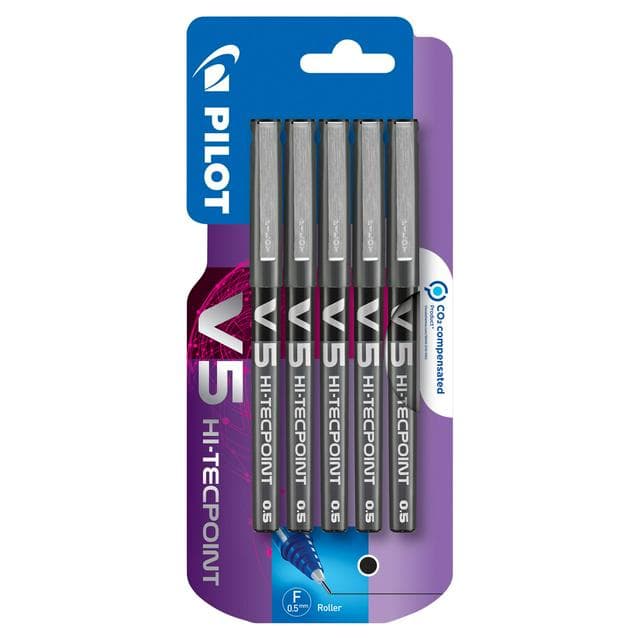 Pilot V5 Black 5pk - gallery image 1