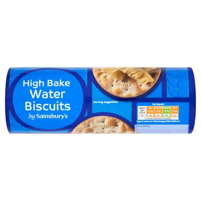 Sainsbury's Water Biscuits, High Bake 200g - gallery image 1