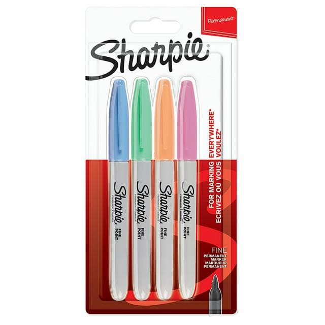 Sharpie Pastel Marker Pens 4pk - gallery image 1
