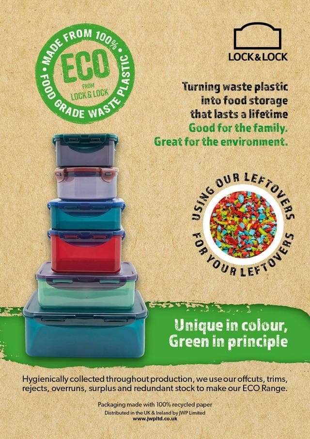 Lock & Lock Eco Rectangular Storage 2.6L - gallery image 3