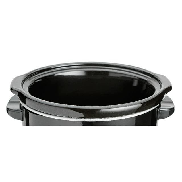 Cookworks Slow Cooker Black 6.5L - gallery image 3