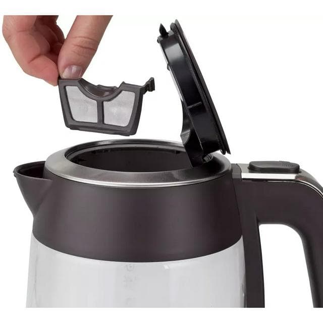 Cookworks Illuminating Kettle - Glass and Stainless Steel - gallery image 3