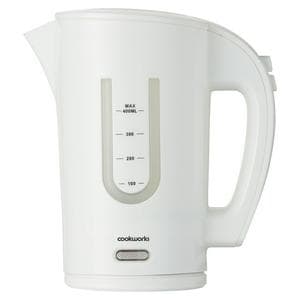 Cookworks Travel Kettle - White