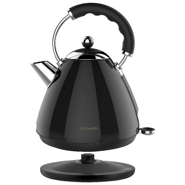 Cookworks Metal Pyramid Kettle Black - gallery image 4