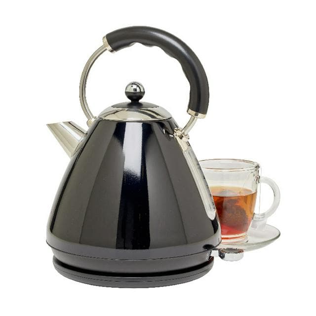 Cookworks Metal Pyramid Kettle Black - gallery image 5