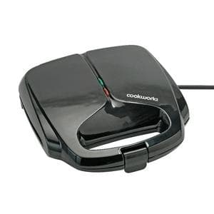 Cookworks 2 Sandwich Toaster Black