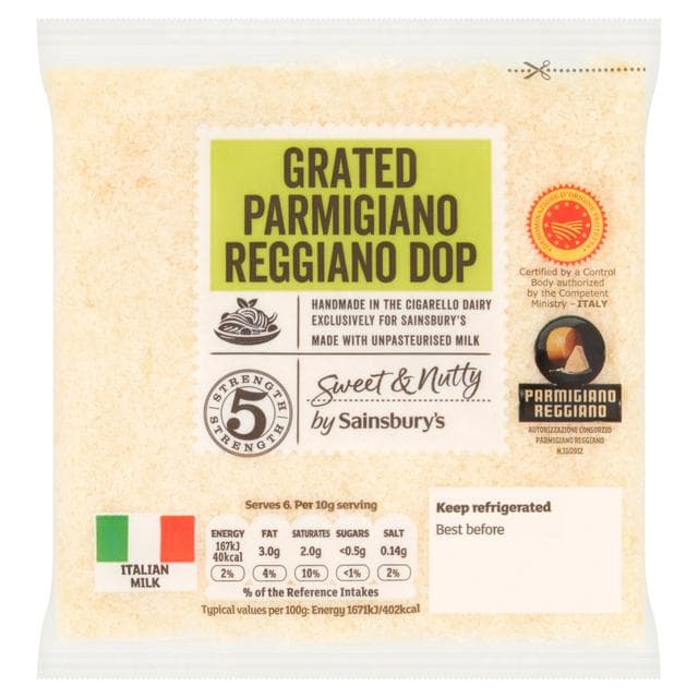 Sainsbury's Fresh Grated Parmigiano Cheese 60g - gallery image 1