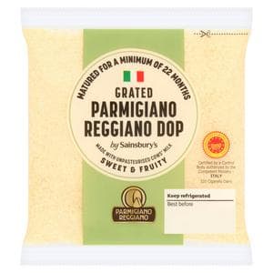 Sainsbury's Fresh Grated Parmigiano Cheese 60g