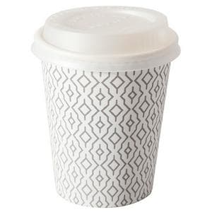 Duni Pack of 8 Coffee Cup & Lid