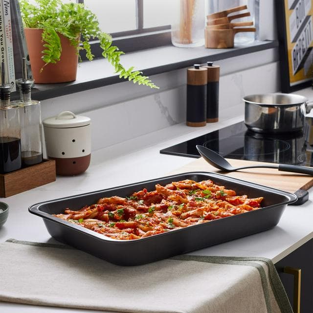 Habitat 37cm Non Stick Carbon Steel Roaster - gallery image 2
