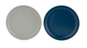 Habitat Matte Side Plate Assortment - Grey