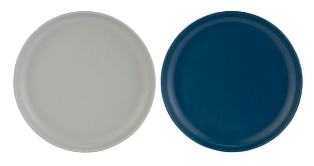 Habitat Matte Dinner Plate Assortment - Grey - gallery image 1