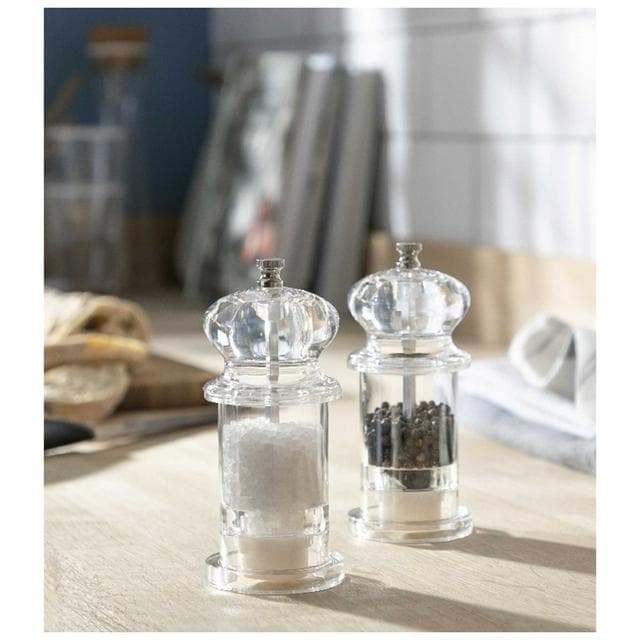 Sainsbury's Home Acrylic Salt & Pepper Mill - Clear - gallery image 2