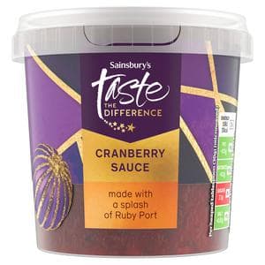 Sainsbury's 300g Cranberry Sauce, Taste the Difference