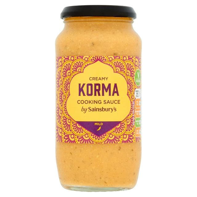 Sainsbury's Korma Curry Cooking Sauce 500g - gallery image 1