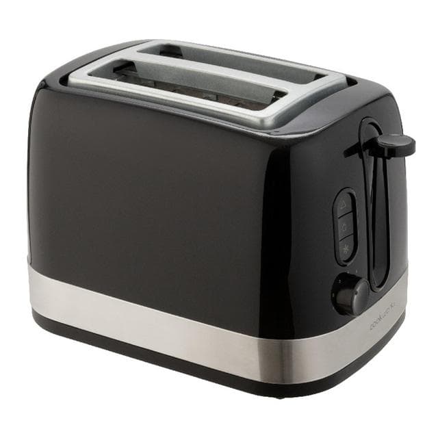Cookworks Illuminated 2 Slice Toaster - Black Plastic - gallery image 1