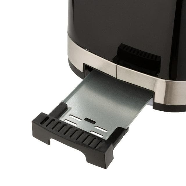 Cookworks Illuminated 2 Slice Toaster - Black Plastic - gallery image 4