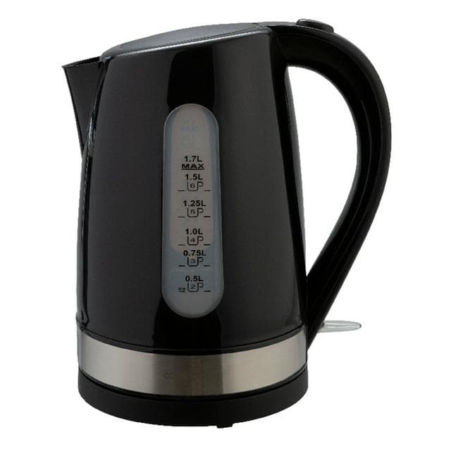Cookworks Plastic Illuminated Kettle - Black - gallery image 1