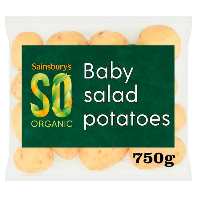 Sainsbury's Baby Salad Potatoes, SO Organic 750g - gallery image 1