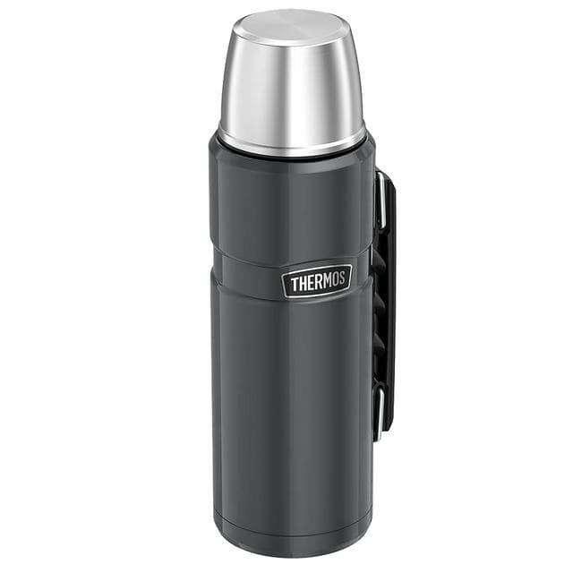 Thermos 1.2 Litre Stainless Steel King Flask - Gunmetal Grey - gallery image 2
