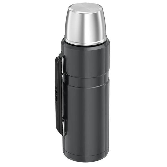 Thermos 1.2 Litre Stainless Steel King Flask - Gunmetal Grey - gallery image 3