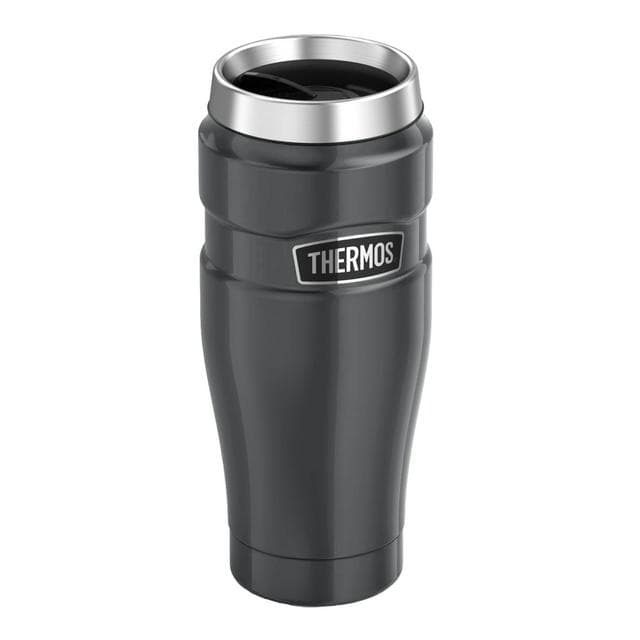 Thermos Stainless King Travel Tumbler 470ml - Gunmetal Grey - gallery image 2