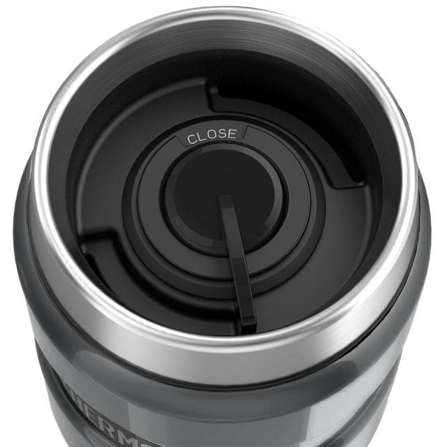 Thermos Stainless King Travel Tumbler 470ml - Gunmetal Grey - gallery image 4