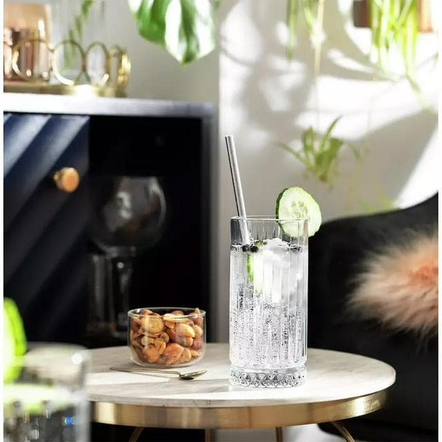 Habitat Pressed Hi Ball Glass - gallery image 2