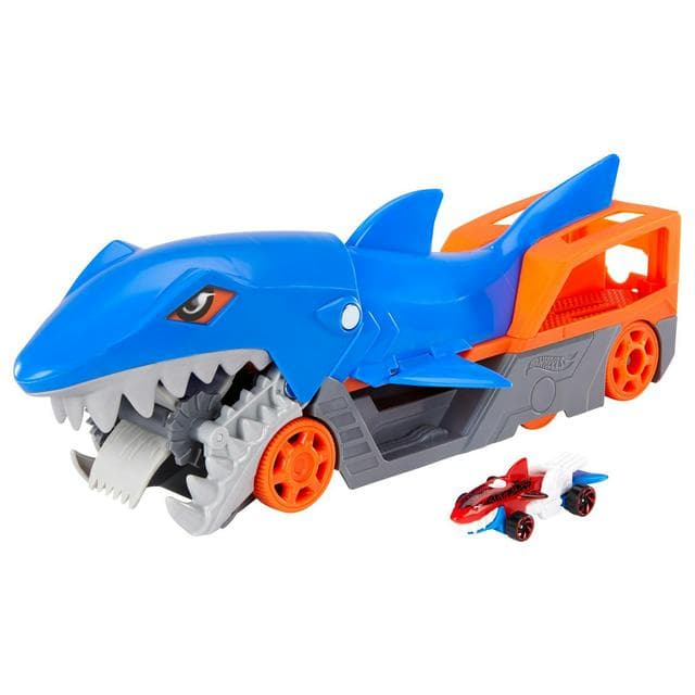 Hot Wheels Shark Chomp Transporter Playset - gallery image 2