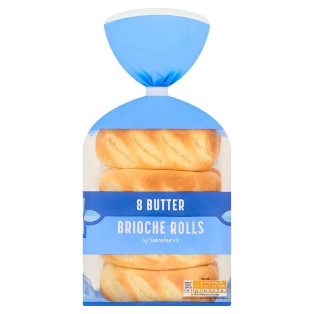 Sainsbury's Butter Brioche Roll x8 - gallery image 1