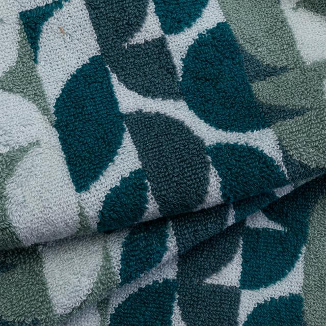 Habitat Blue Geo Towel - gallery image 2