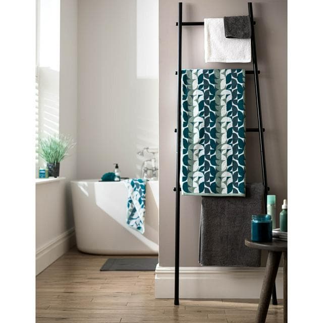 Habitat Blue Geo Towel - gallery image 4