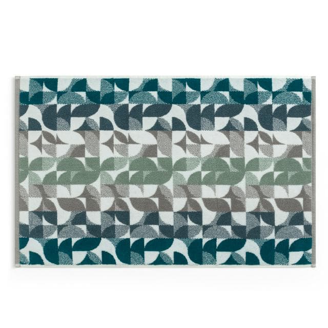 Habitat Blue Geo Bath Mat - gallery image 1