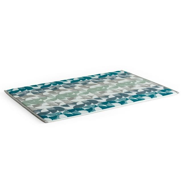 Habitat Blue Geo Bath Mat - gallery image 3
