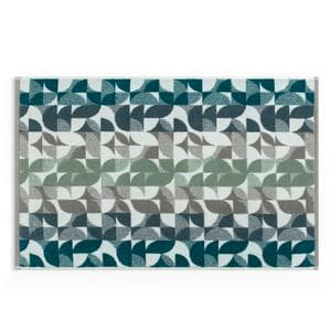 Habitat Blue Geo Bath Mat