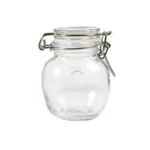 Habitat 115ml round klip top jar