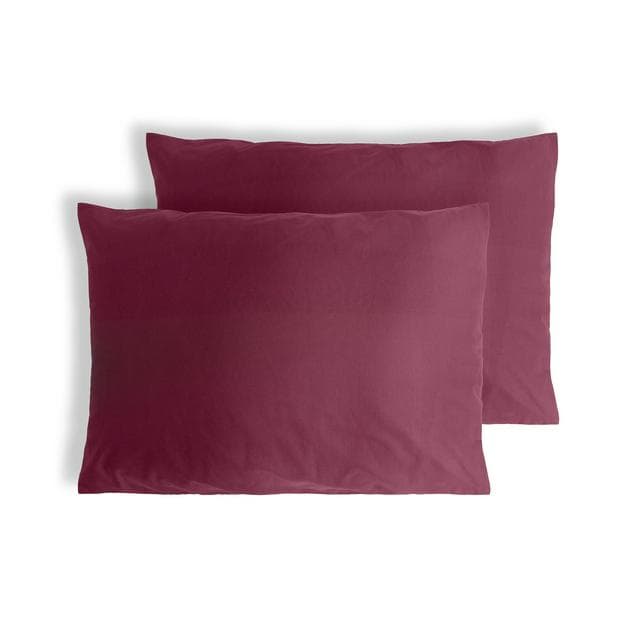 Habitat Cotton Rich Berry Pillow Case - gallery image 1