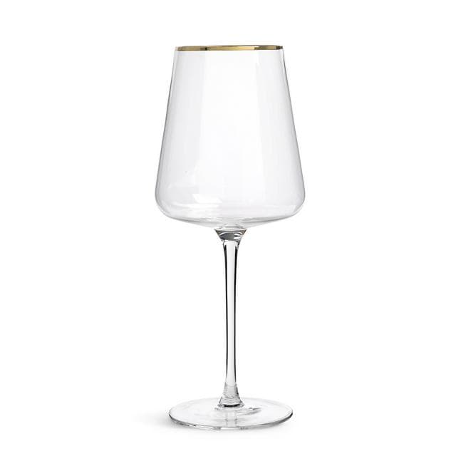 Habitat Gold Rim Wine Glass - gallery image 1