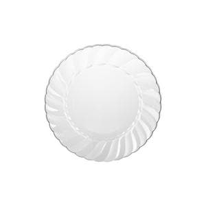 Sainsbury's Home Pack of 8 Reusable Clear Plastic Plates