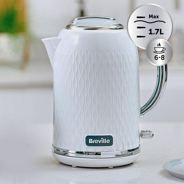 Breville VKT117 Curve Kettle - White and Chrome - gallery image 3